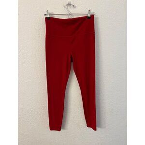 Athleta red ultra high rise elation tights leggings women size small